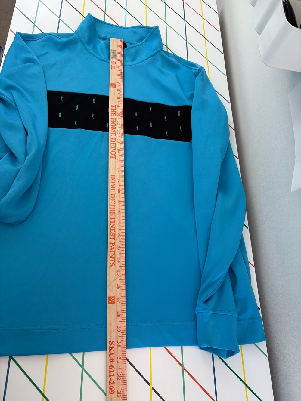 U Suck At Golf 1/4 Zip Long Sleeve Golf Performance Shirt XXL EUC Country Club - Picture 8 of 9